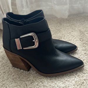 Brand new Vince Camuto  black booties without box-never used-sized 9M